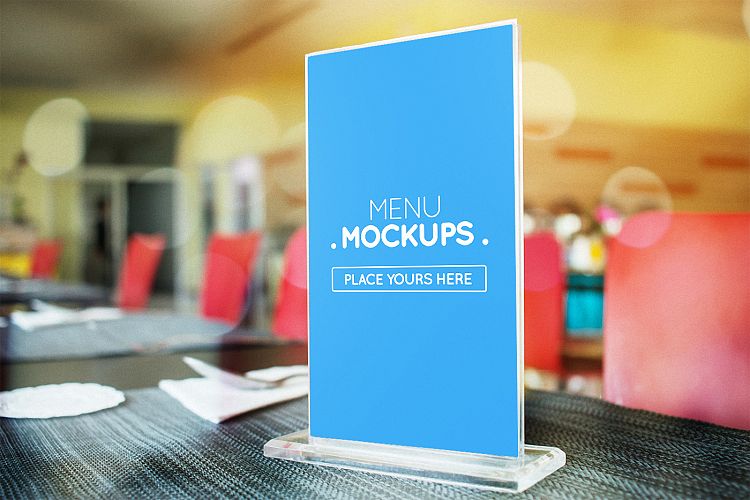 Restaurent Menu Mockups Vol.2