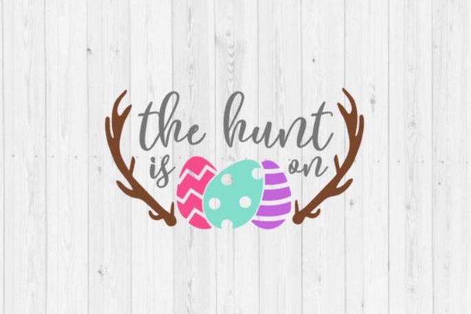 Hunting season svg, antler svg, cut file, Easter SVG, Easter egg svg, instant download, digital download, commercial use, commercial license