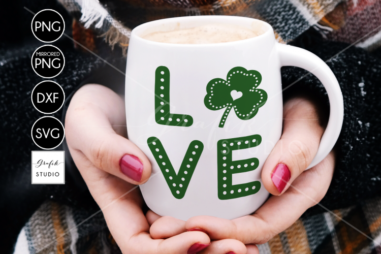 Download Shamrock Love Svg - Layered SVG Cut File