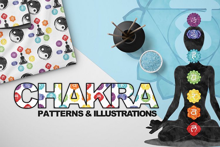 Chakra Symbols - Patterns and Illustrations