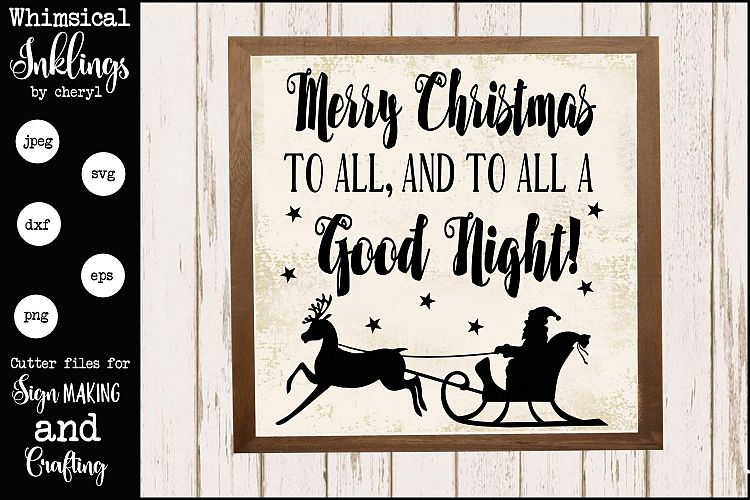 Merry Christmas To All TWO SVG