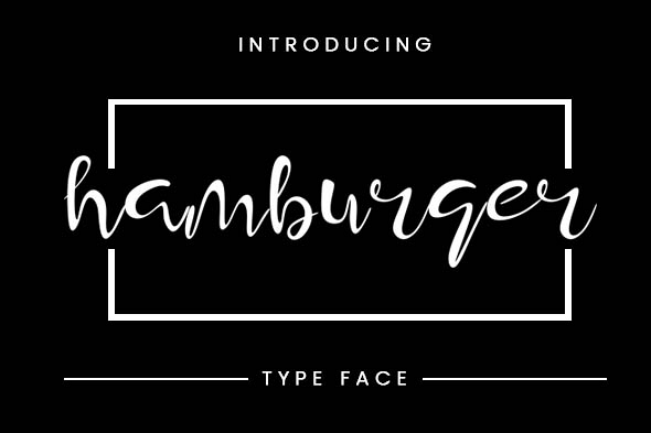 Hamburger Typeface
