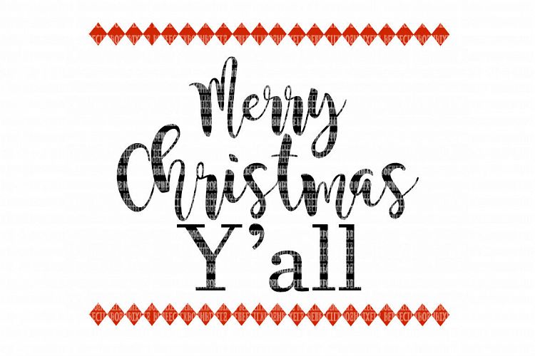 Download Merry Christmas Y'ALL SVG Files for Cricut Design Space ...