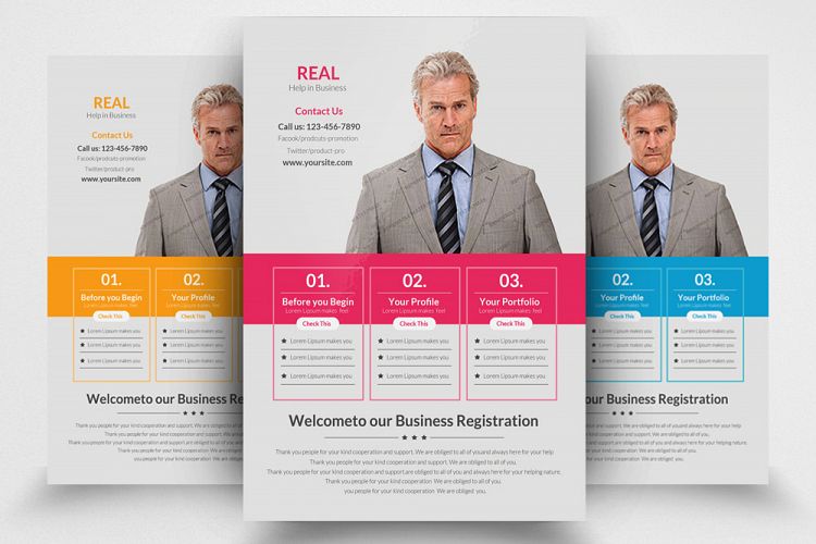 Business Executive Coach Flyer Template