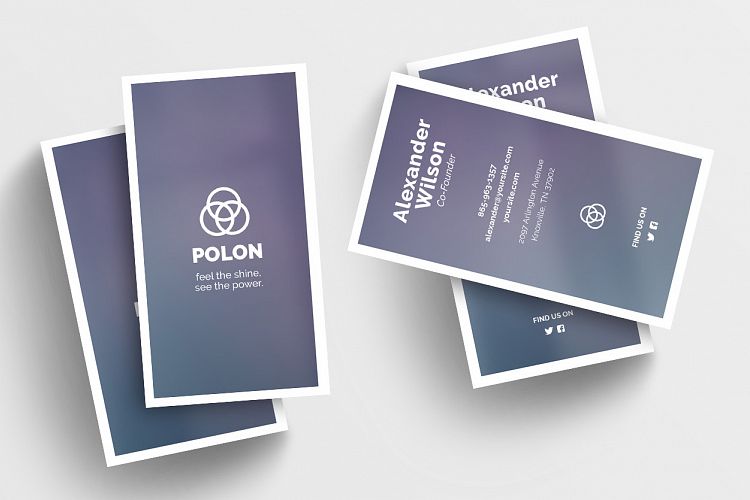 Polon - A Modern Business Card Template