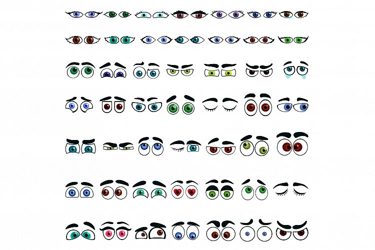 Looking Eyes Clipart Image 9
