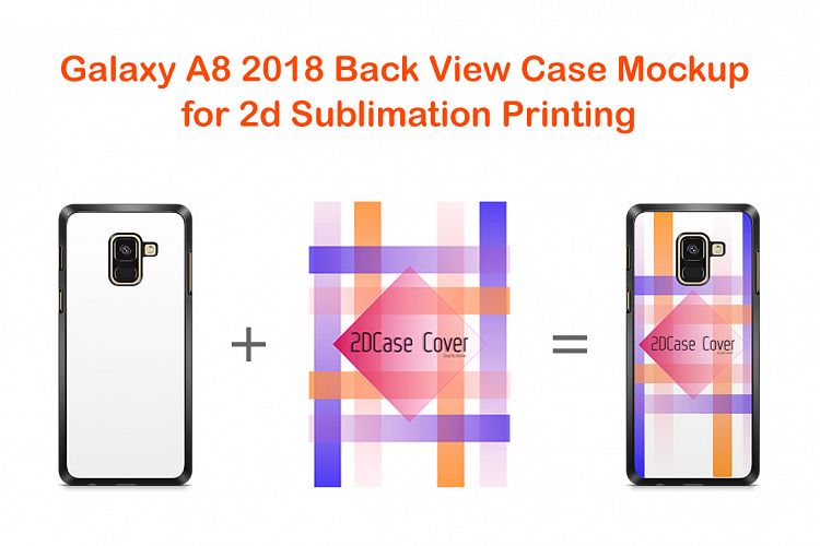 Samsung Galaxy A8 2018 2dCase Design Mockup Back