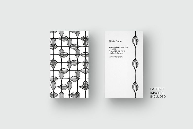 Business card template – clean & modern