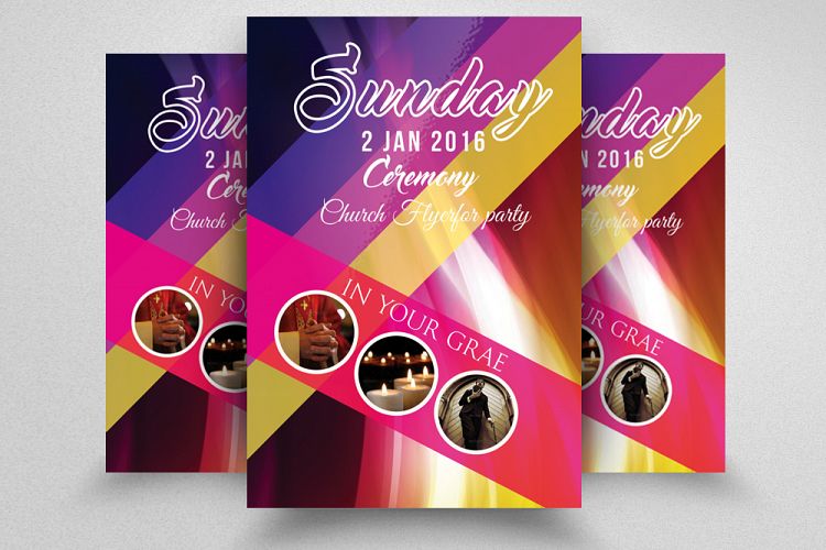 Sunday Prayer Church Flyer Template