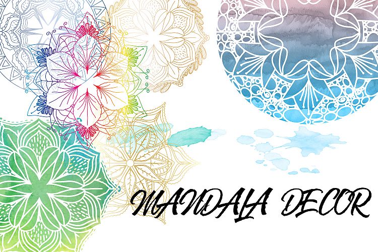 Mandala Decor bonus Watercolor