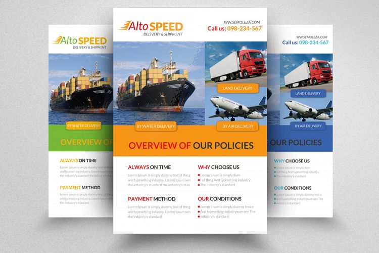 International Freight and Logistic Services Flyer