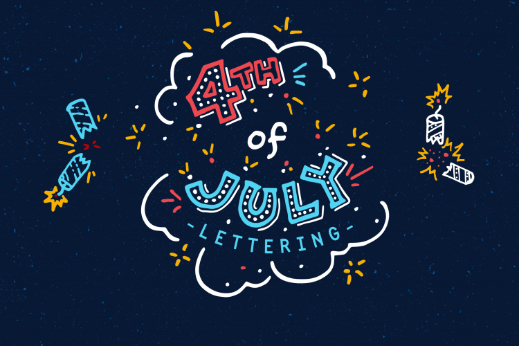 4th of July Americana Lettering Pack