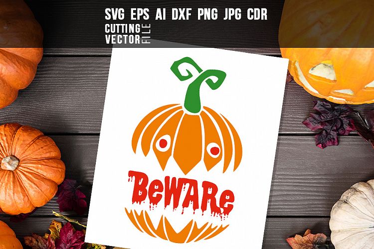 Beware - svg, eps, ai, cdr, dxf, png, jpg