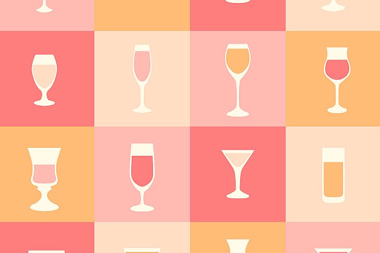 Set of cocktail icons example image 1