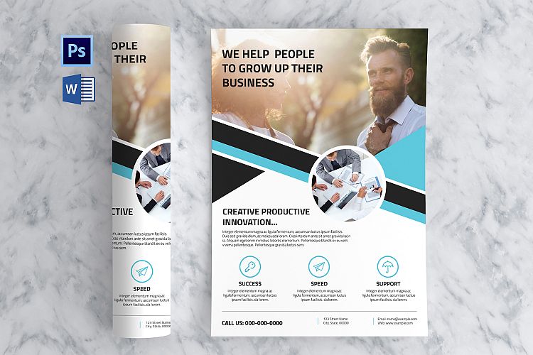 Clean Business Flyer Template