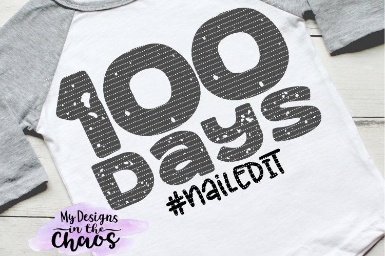 100 days of school SVG | School SVG | Nailedit SVG | Boy 100 day SVG | Silhouette | Cricut | PNG EPS DXF