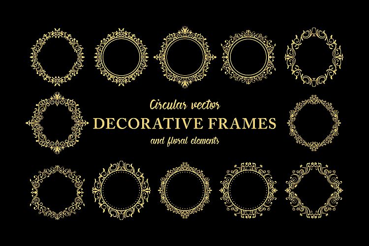 Floral Decorative Ornate Frames