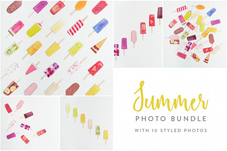 Summer Photo Bundle - Ice Lollies