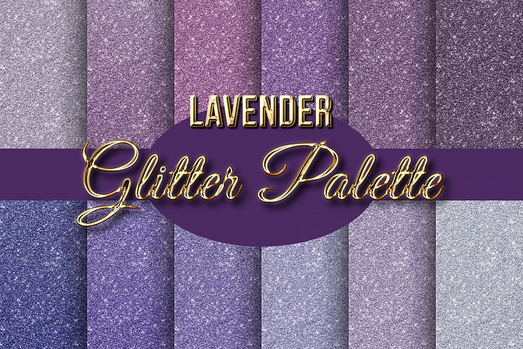 Lavender Palette Glitter Backgrounds
