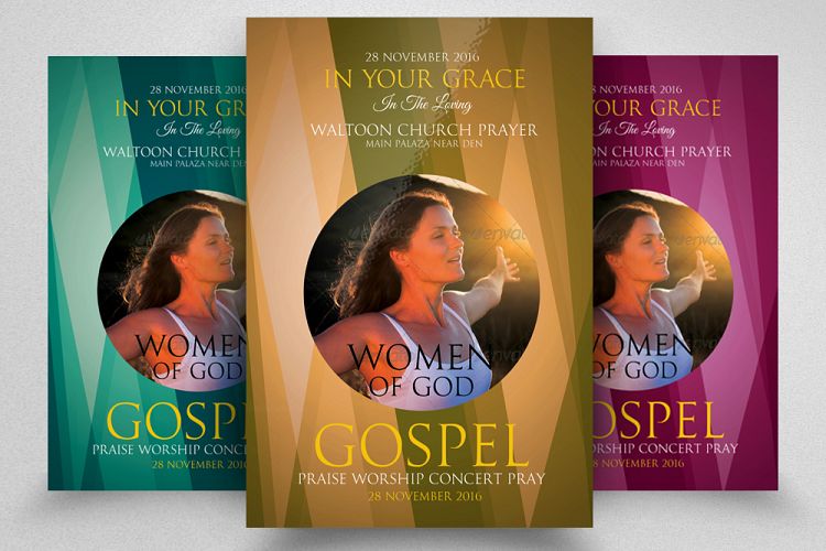 Woman Of God Church Flyer