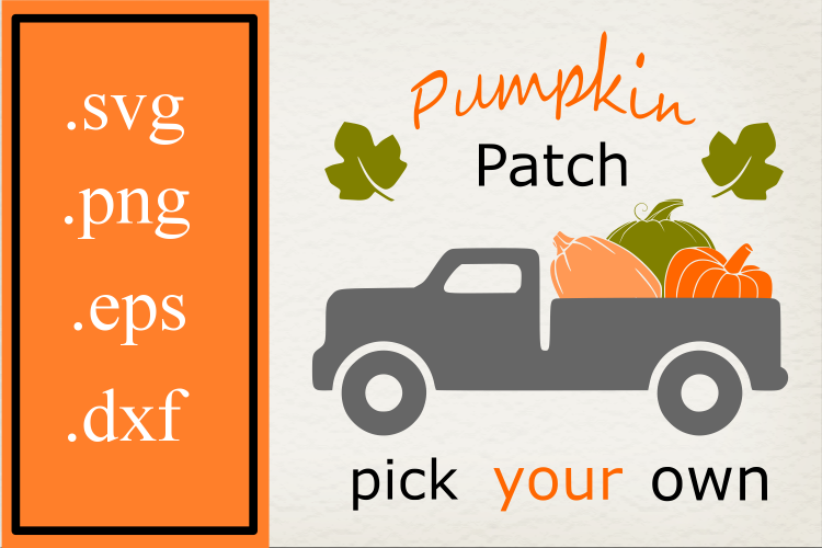 Pumpkin patch svg png dxf eps