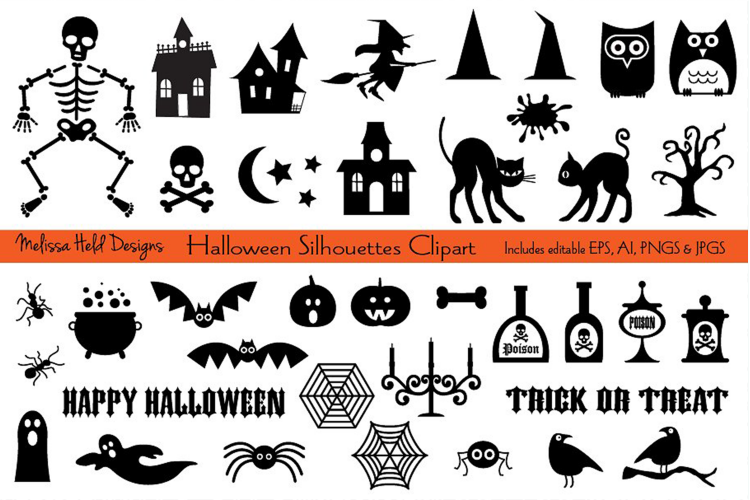 Halloween Silhouettes Clipart