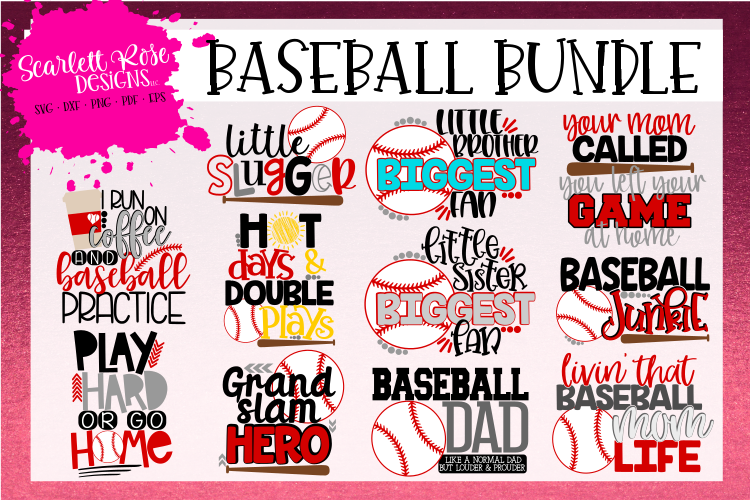 Baseball SVG Bundle