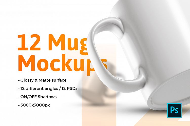 12x Mugs Mockups