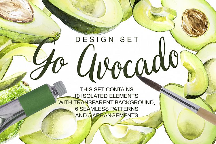 Go Avocado Design Set