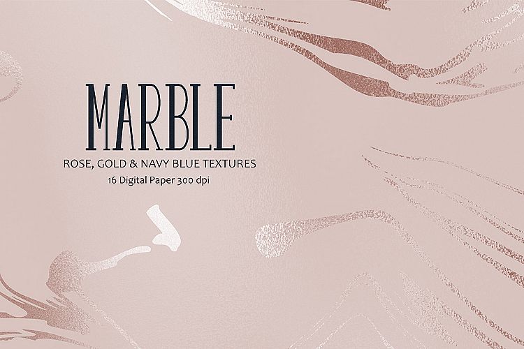 Marble, Rose, Gold   Navy Blue Textures