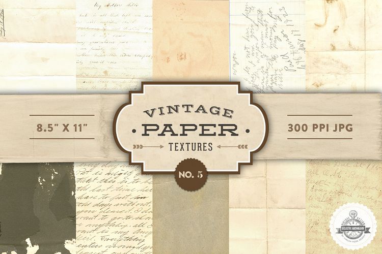 Vintage Paper Textures - Vol. 5