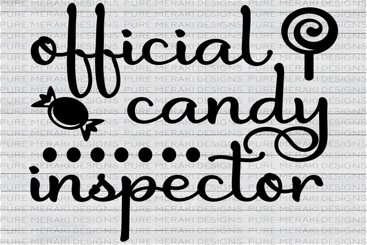 Offical Candy Inspector SVG