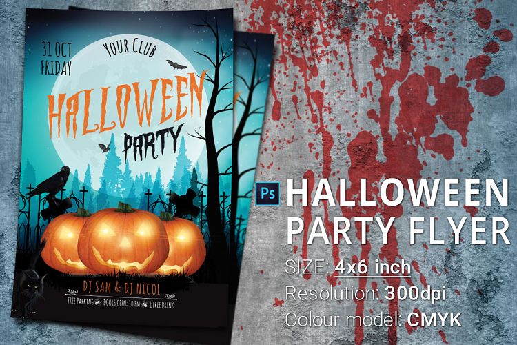Halloween Party Flyer