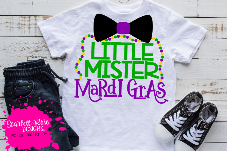 Little Mister Mardi Gras SVG