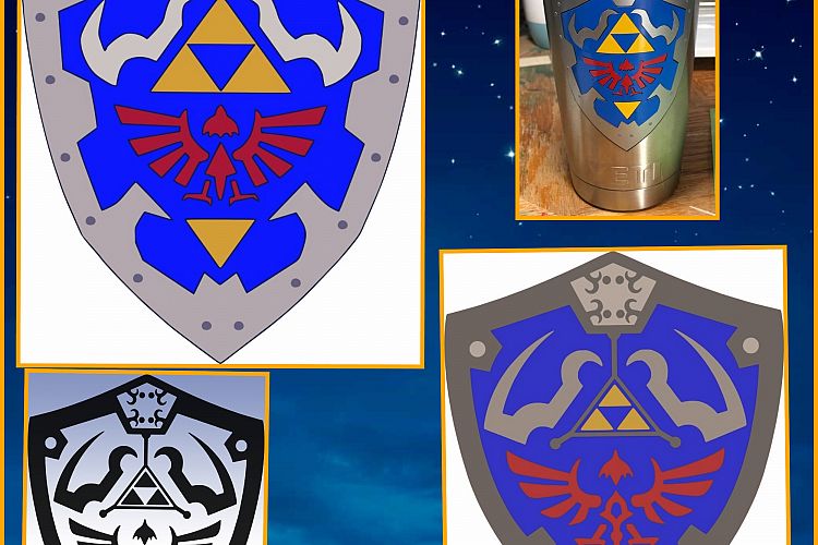 Zelda Layered and Outline file