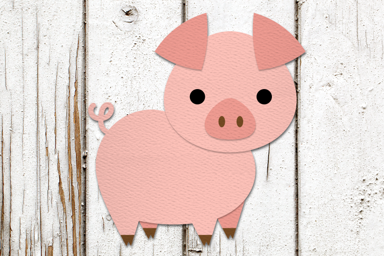 Little Piggy SVG Design