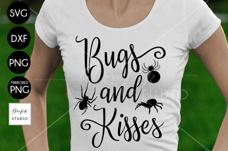 Bugs and Kisses Halloween SVG Cut File, Halloween Cut Files