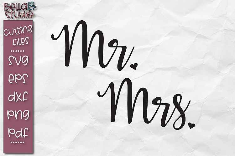 Mr Mrs SVG, Wedding SVG (249535) | SVGs | Design Bundles