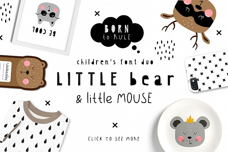 LittleBear   LittleMouse - Font Duo