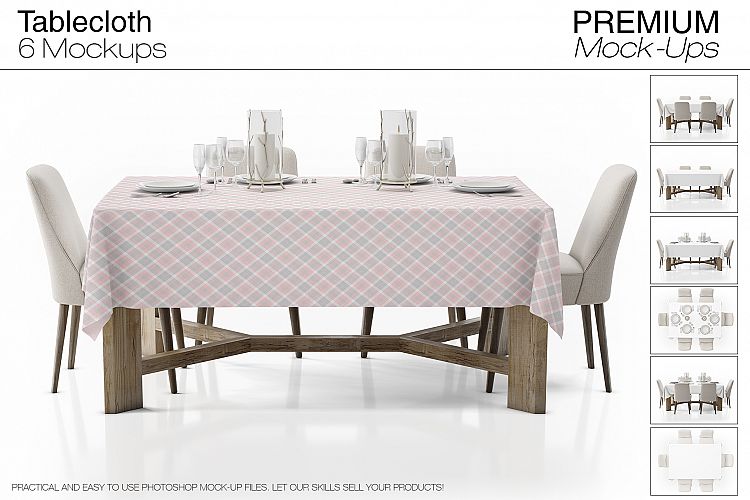 Tablecloth Mockup Set