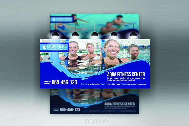 fitness billboard template