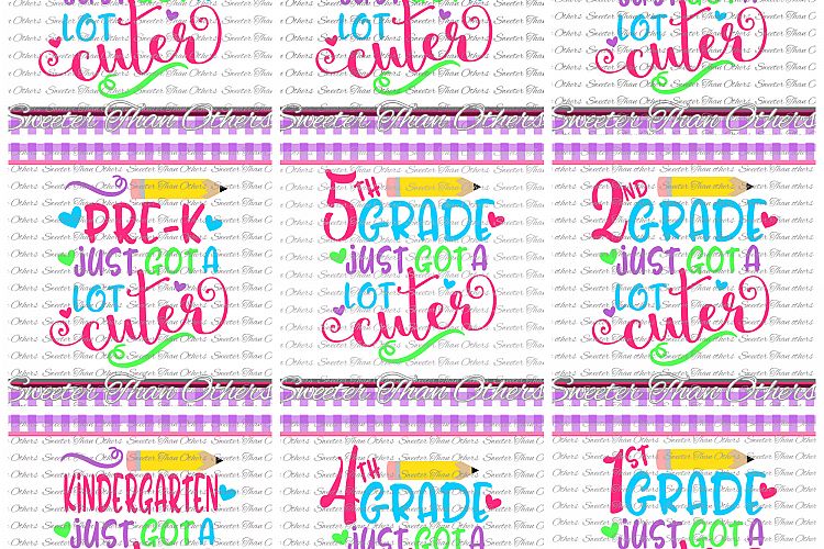 School Cuter SVG Bundle Kindergarten First Day of School SVG