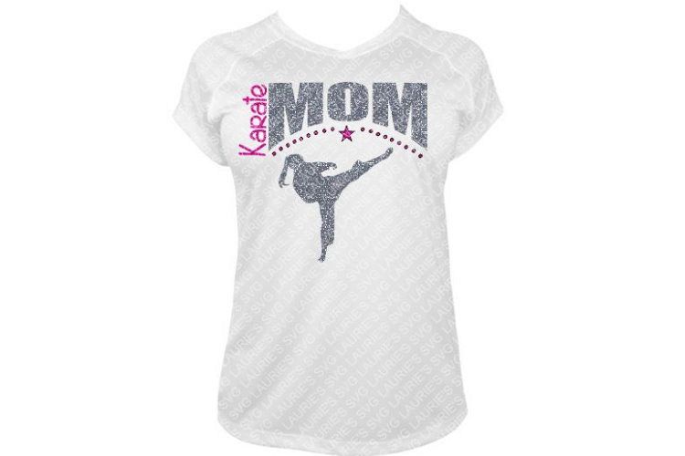 KARATE MOM GIRL FILE SVG,EPS,DXF,PNG,JPG