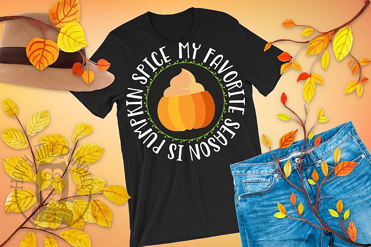 Pumpkin spice Fall Autumn Sayings SVG Clipart Print