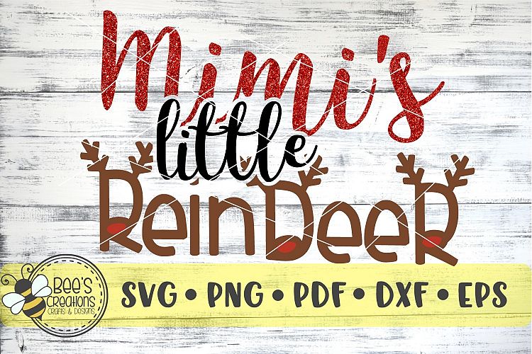Mimis Little Reindeer SVG