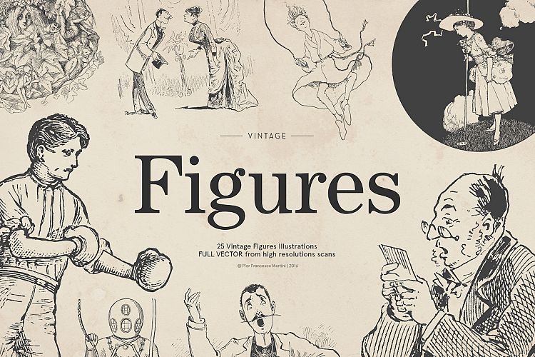 25 Vintage Figures - Vol.4