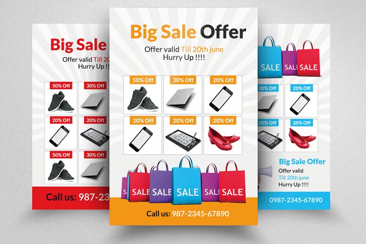 Products Big Sale Offer Flyer