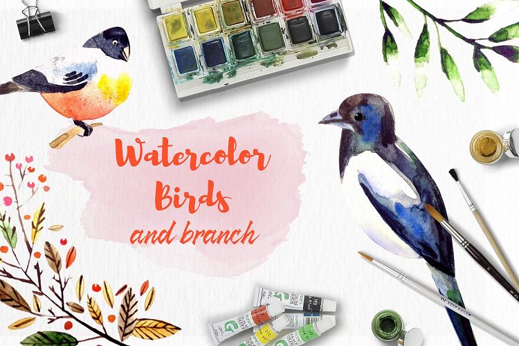 Watercolor Birds