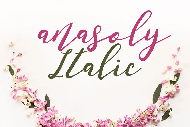 Anasoly Italic Font