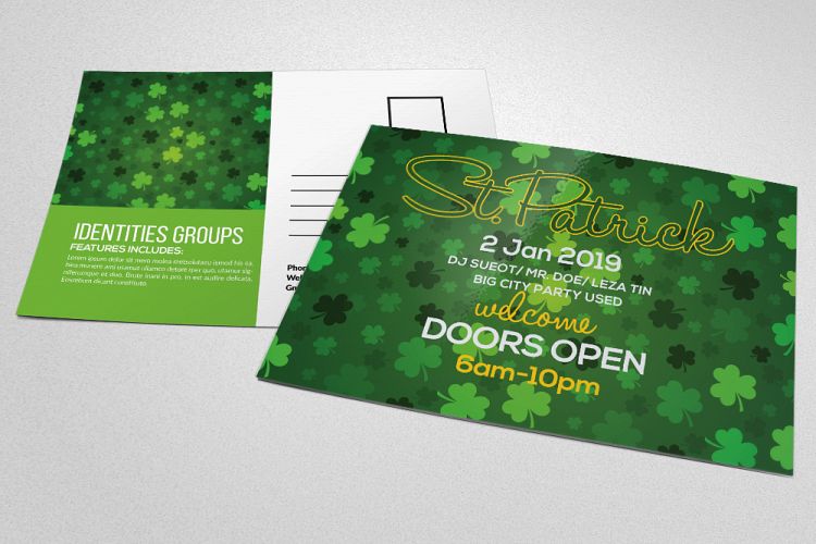 St Patricks Postcard